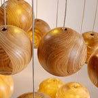 Calderose Wood Pendant Light-Moonnatur