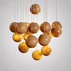 Calderose Wood Pendant Light-Moonnatur