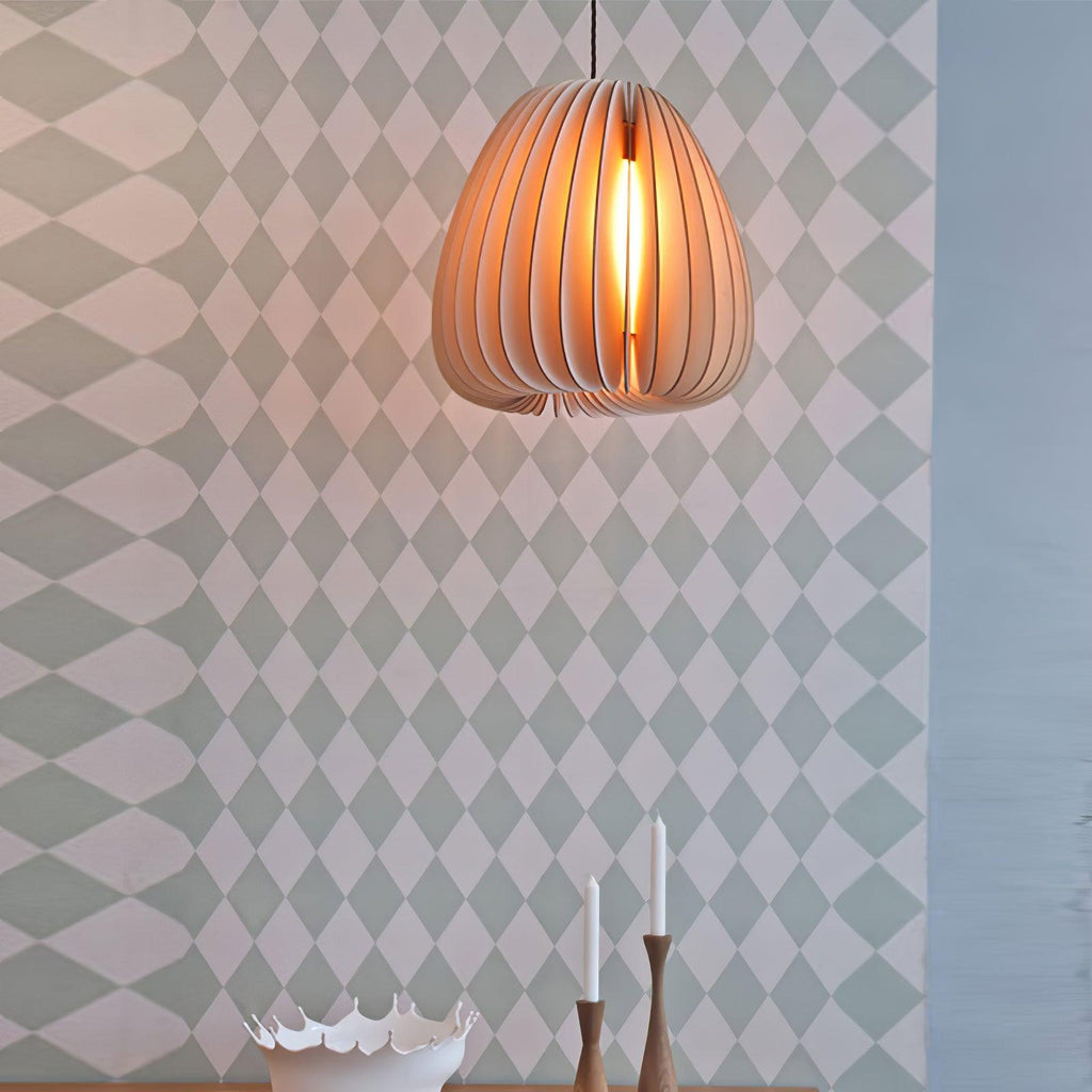 Maelia Wood Pendant Light-Moonnatur