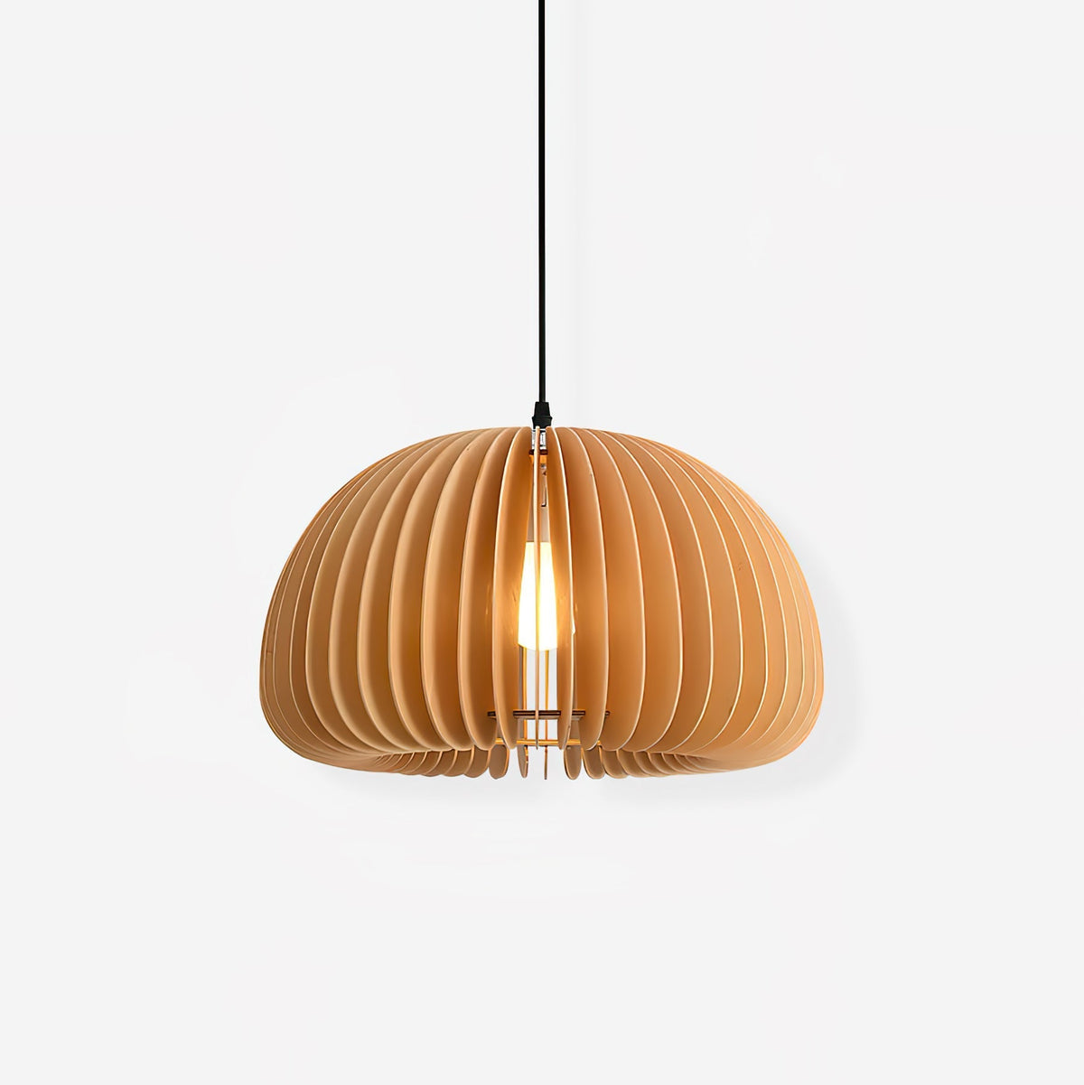 Alderfen Wood Pendant Light-Moonnatur