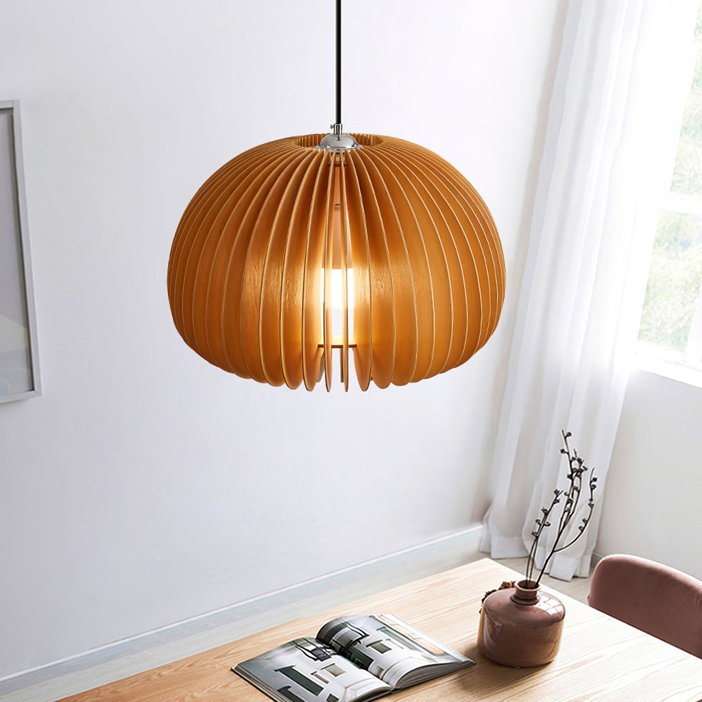 Alderfen Wood Pendant Light-Moonnatur