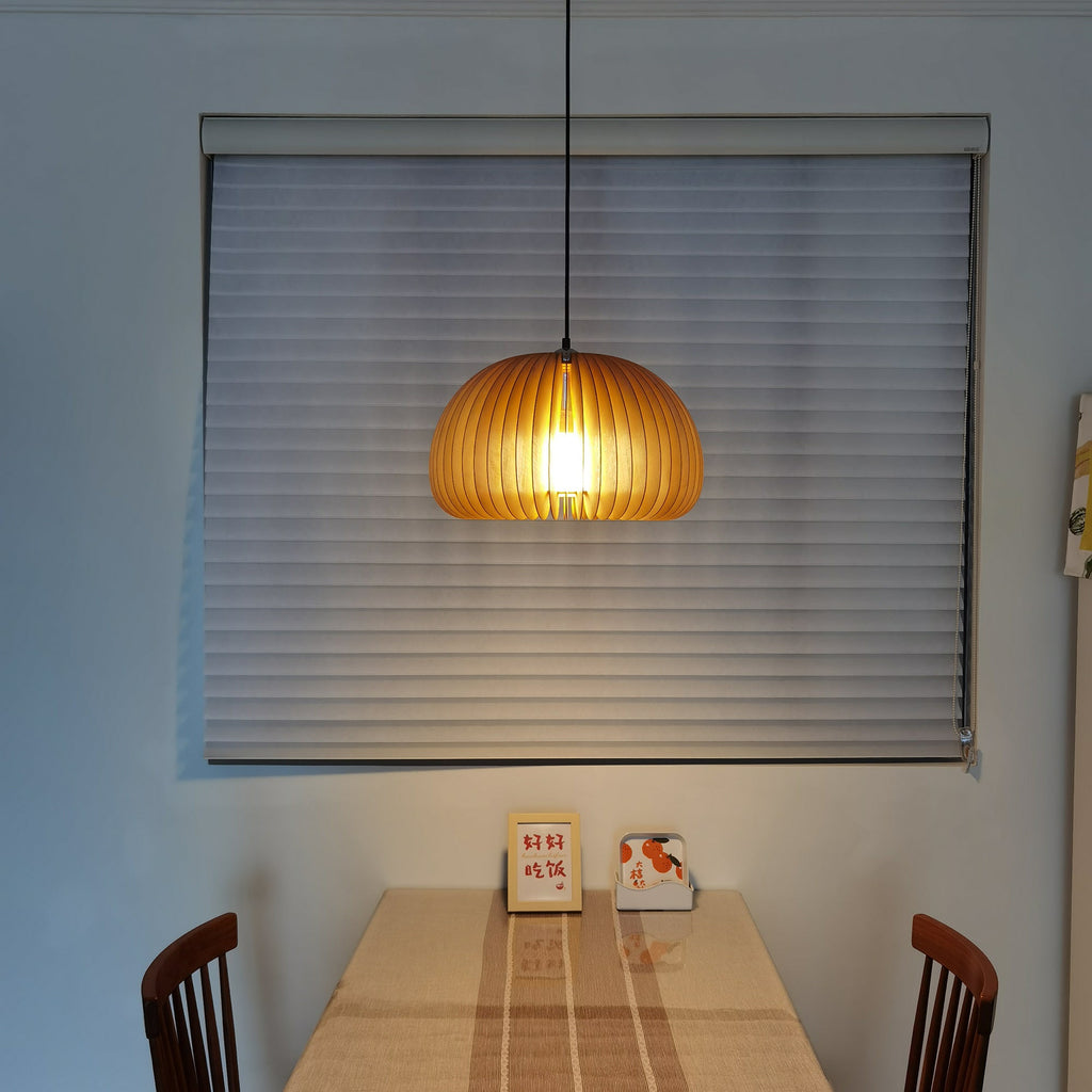 Alderfen Wood Pendant Light-Moonnatur