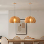 Alderfen Wood Pendant Light-Moonnatur
