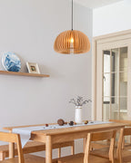 Alderfen Wood Pendant Light-Moonnatur