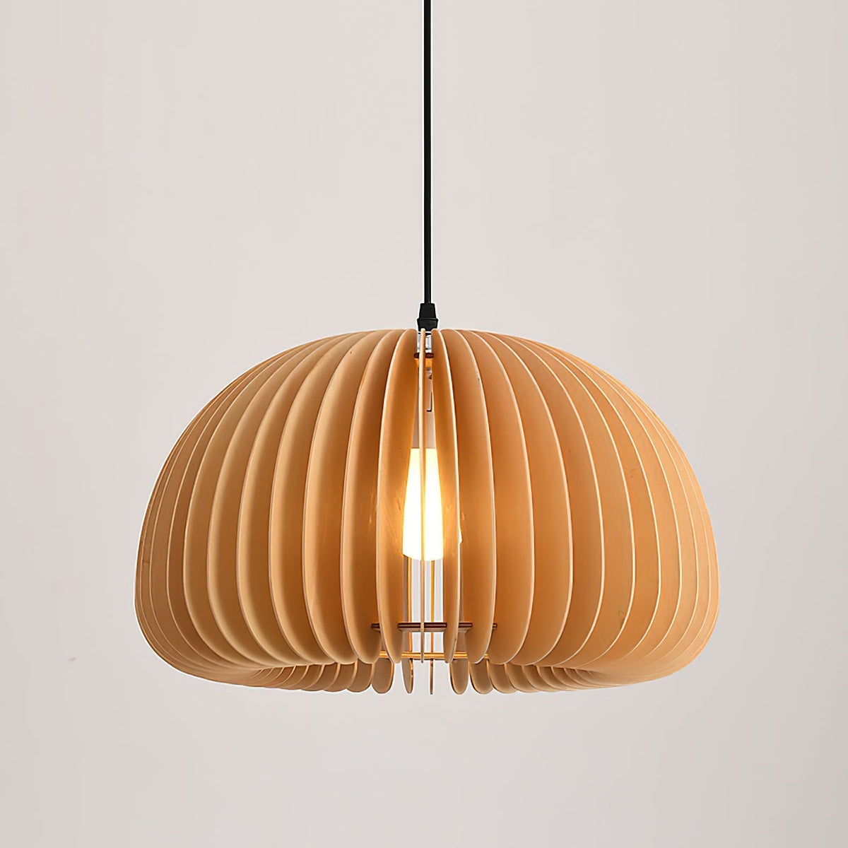 Alderfen Wood Pendant Light-Moonnatur