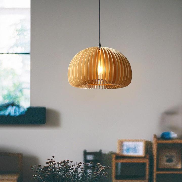 Alderfen Wood Pendant Light-Moonnatur