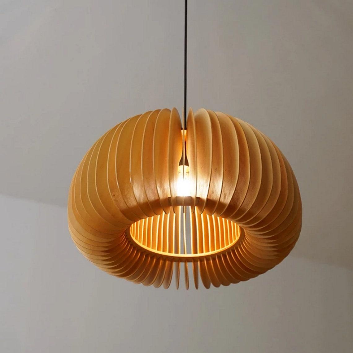 Alderfen Wood Pendant Light-Moonnatur
