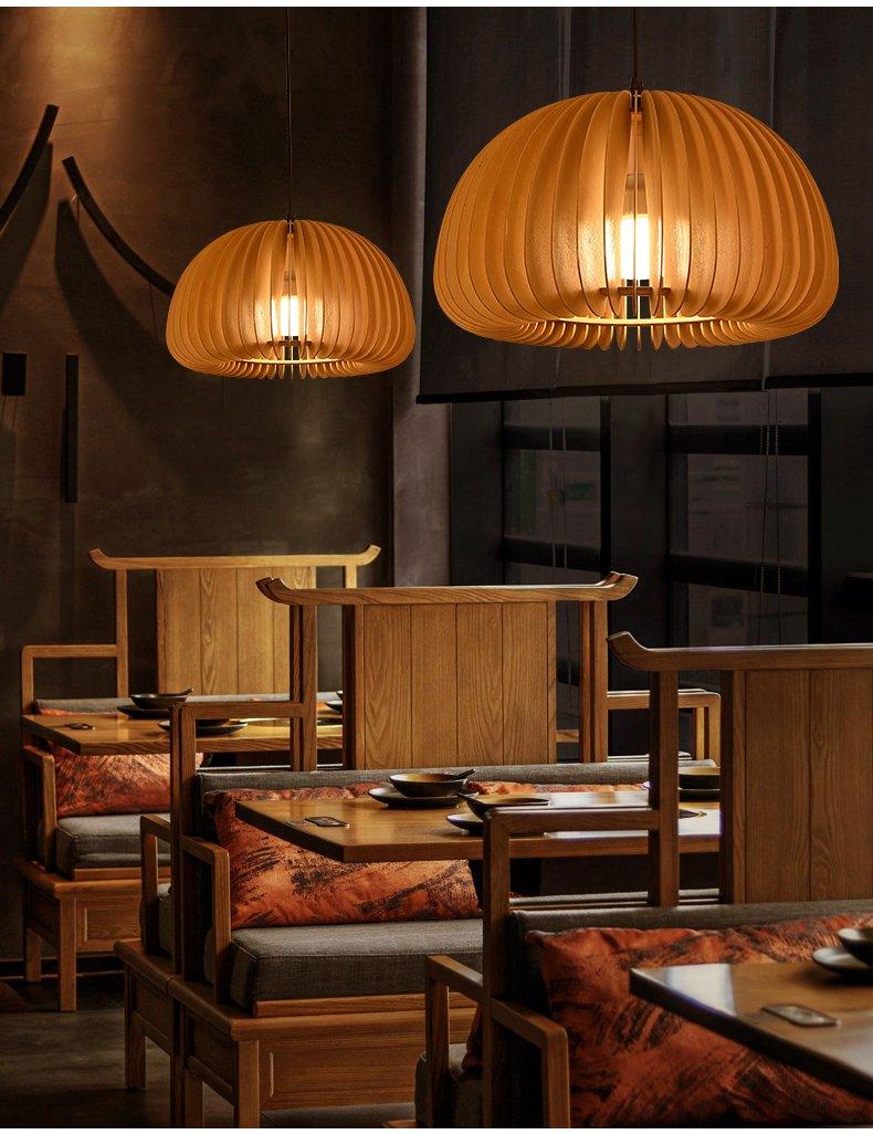 Alderfen Wood Pendant Light-Moonnatur