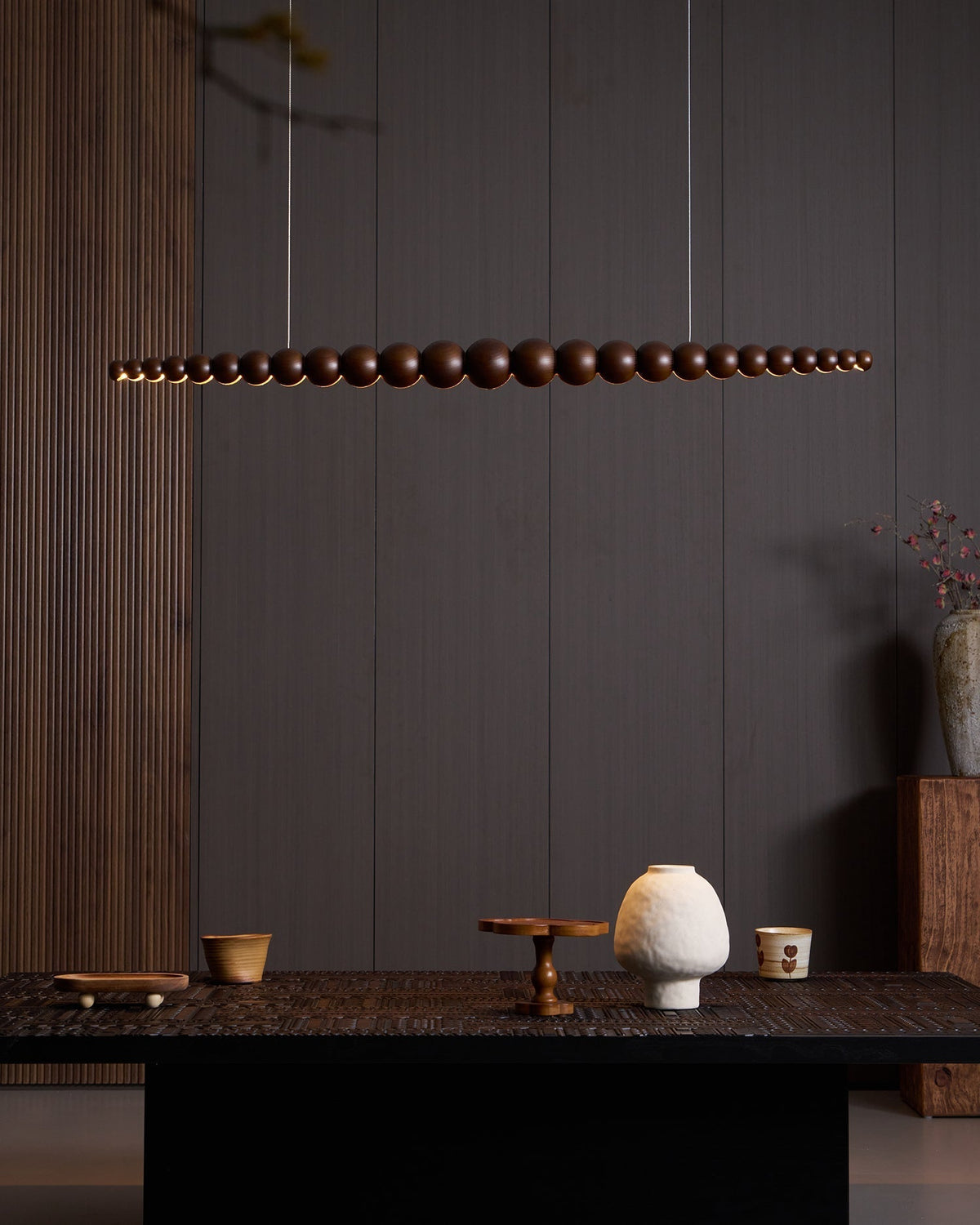 Sorenora Wood Pendant Light-Moonnatur