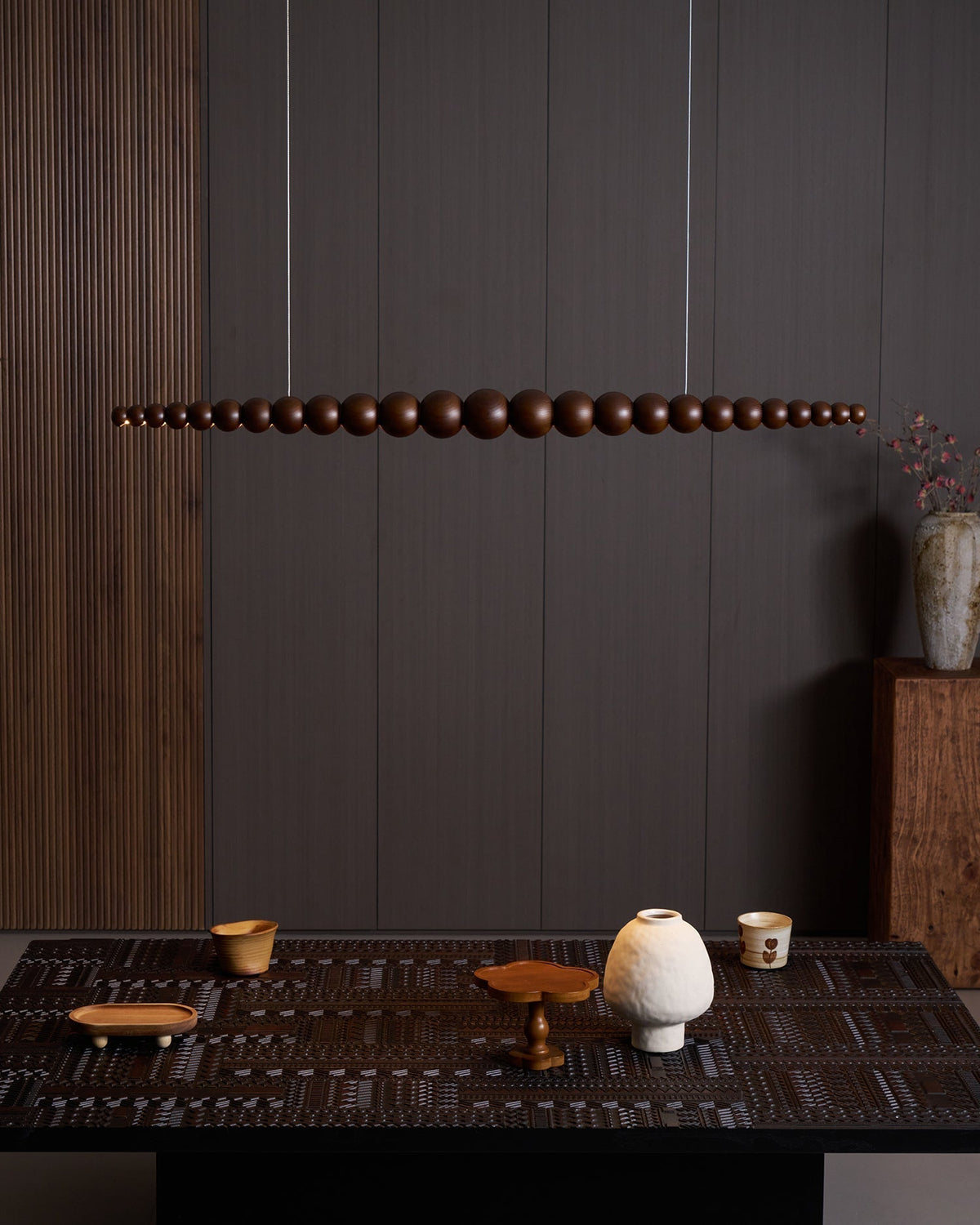 Sorenora Wood Pendant Light-Moonnatur
