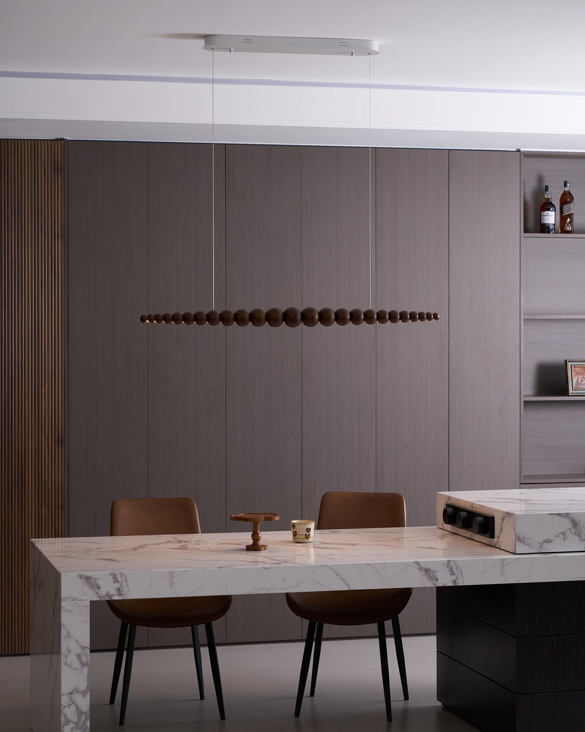 Sorenora Wood Pendant Light-Moonnatur