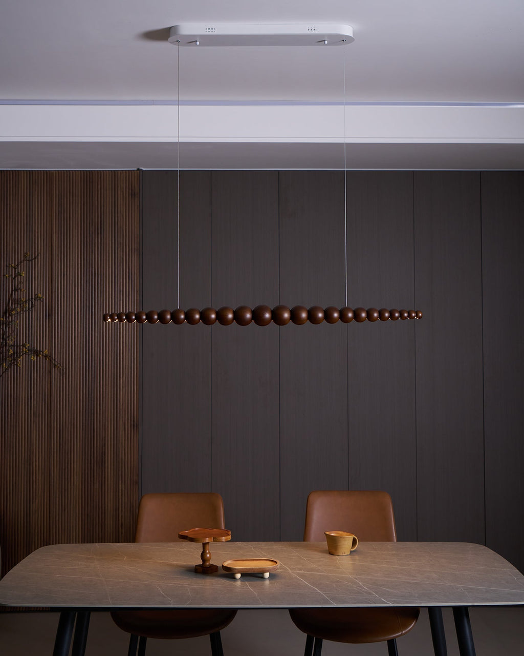 Sorenora Wood Pendant Light-Moonnatur