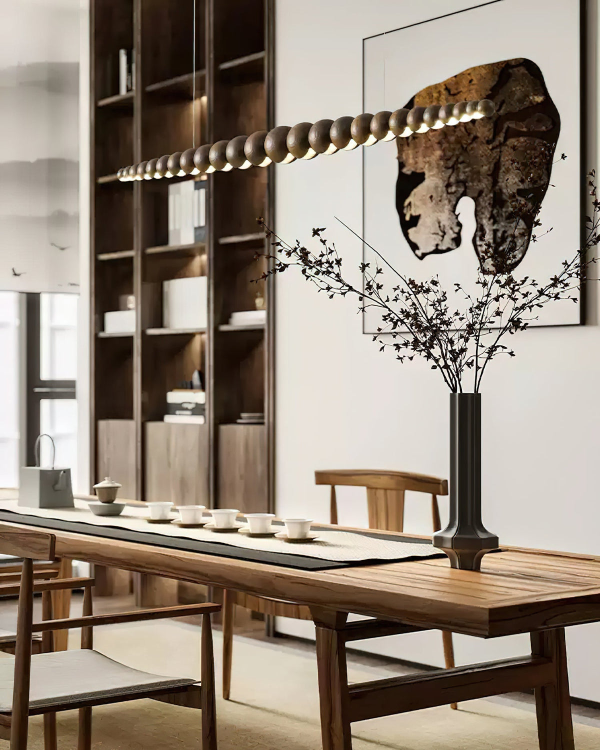 Sorenora Wood Pendant Light-Moonnatur