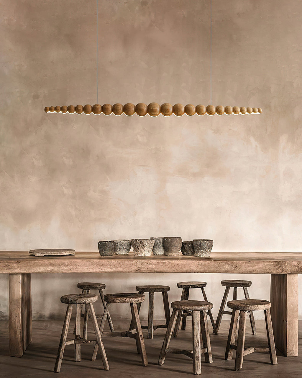 Sorenora Wood Pendant Light-Moonnatur