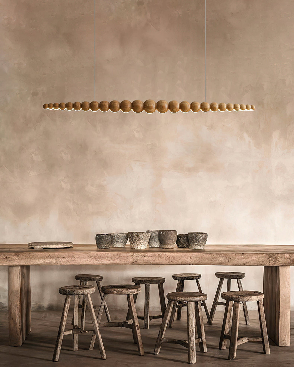 Sorenora Wood Pendant Light-Moonnatur