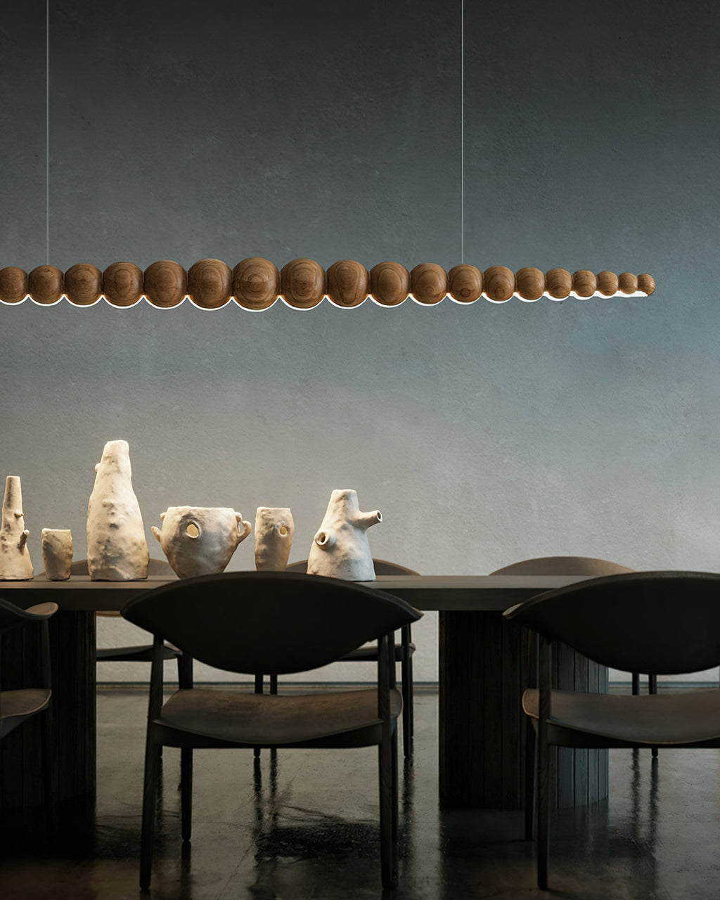 Sorenora Wood Pendant Light-Moonnatur