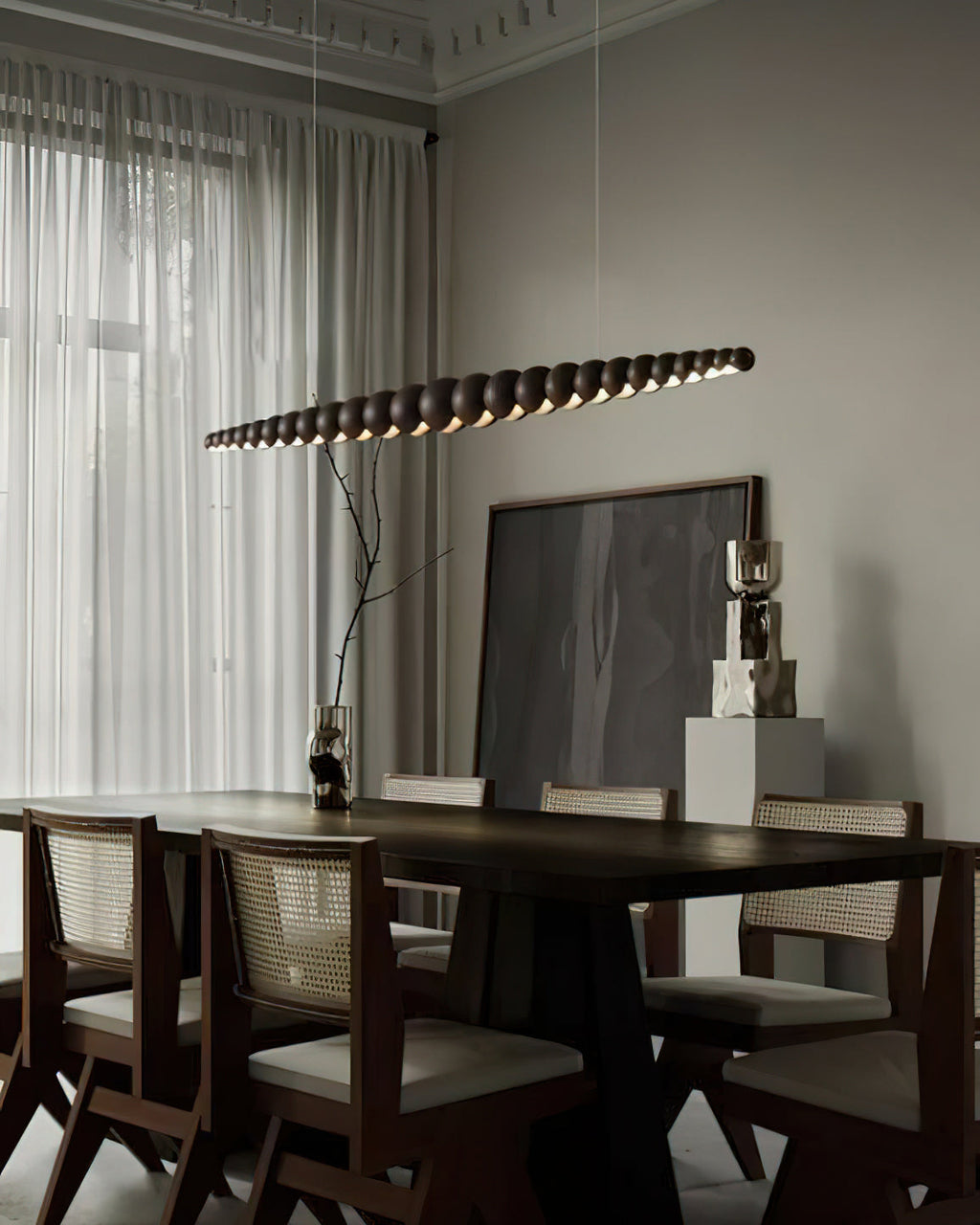 Sorenora Wood Pendant Light-Moonnatur