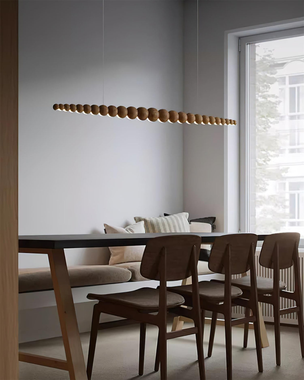 Sorenora Wood Pendant Light-Moonnatur