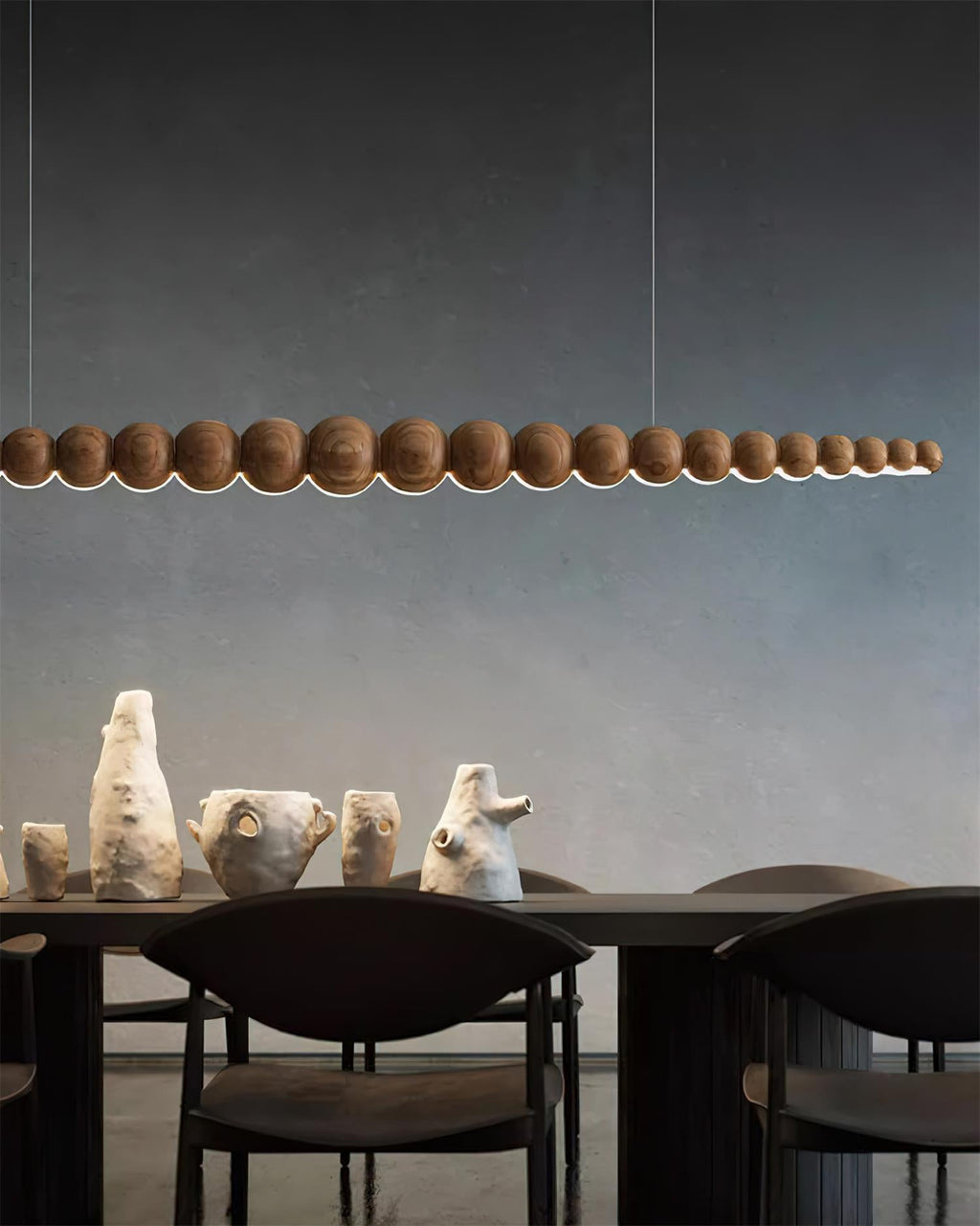 Sorenora Wood Pendant Light-Moonnatur