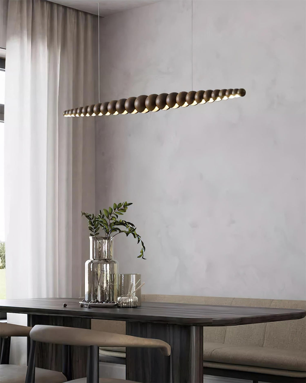 Sorenora Wood Pendant Light-Moonnatur