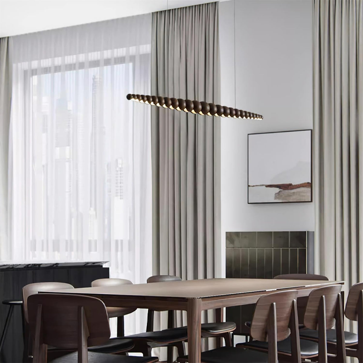 Sorenora Wood Pendant Light-Moonnatur