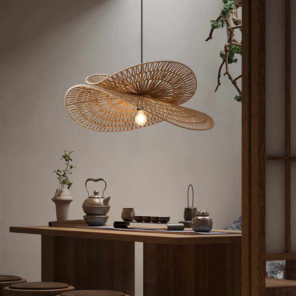 Kaelaria Hemp Rope Pendant Light-Moonnatur