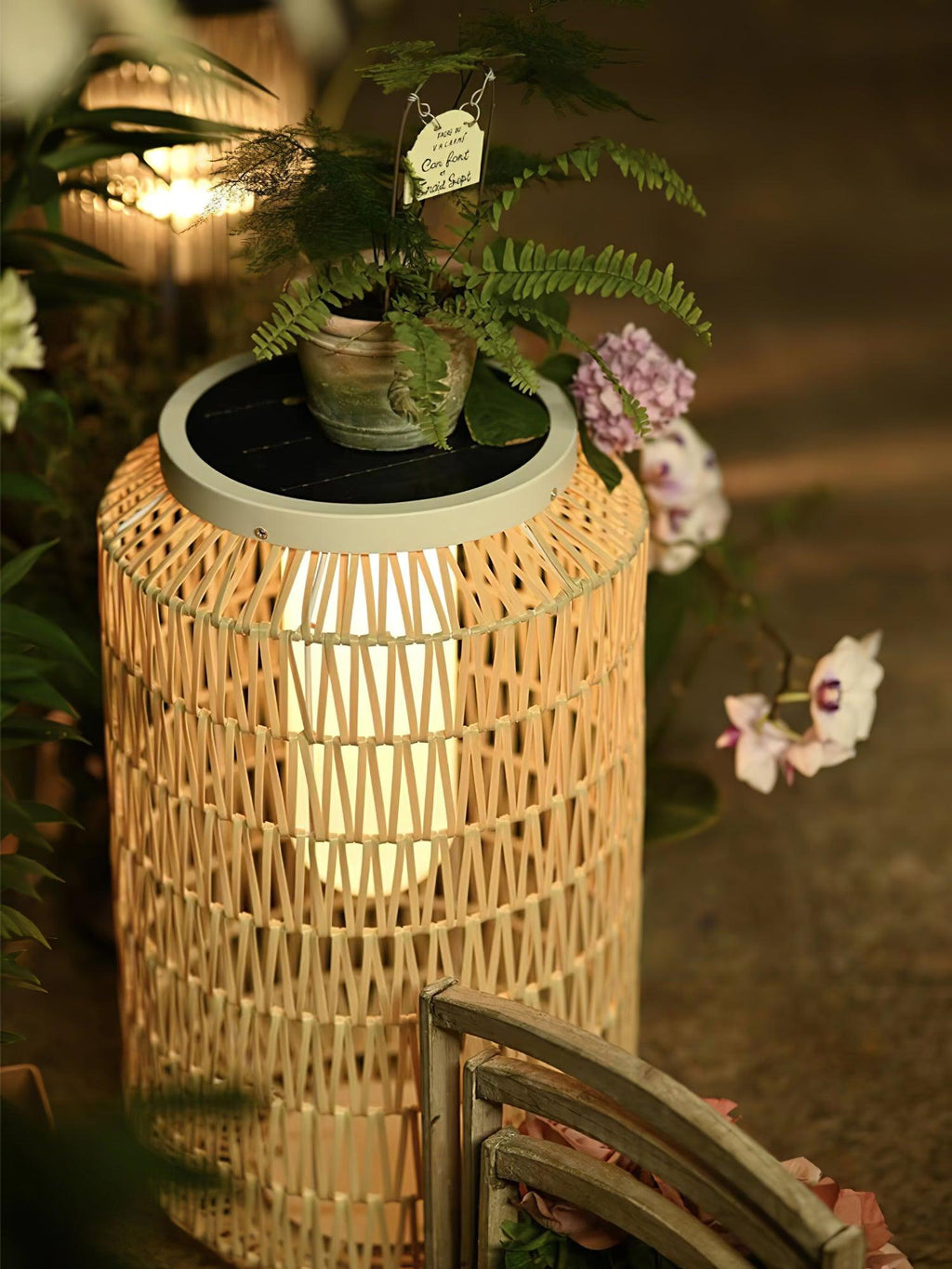 Elsenina Rattan Outdoor Light-Moonnatur