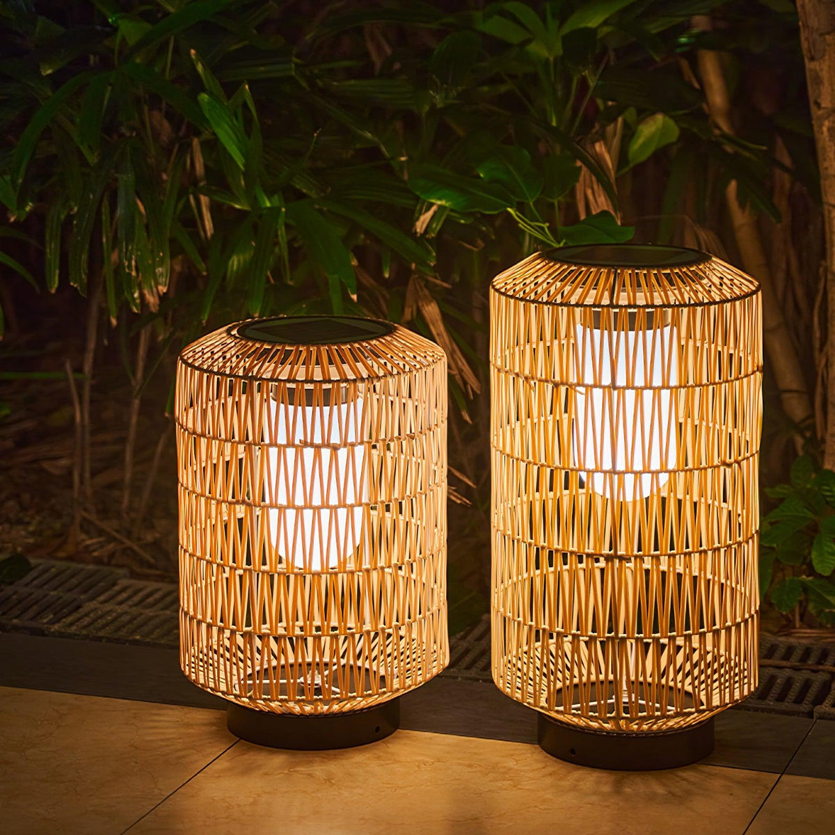 Elsenina Rattan Outdoor Light-Moonnatur