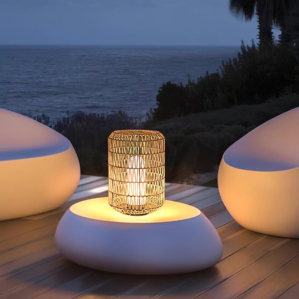 Elsenina Rattan Outdoor Light-Moonnatur