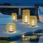 Elsenina Rattan Outdoor Light-Moonnatur