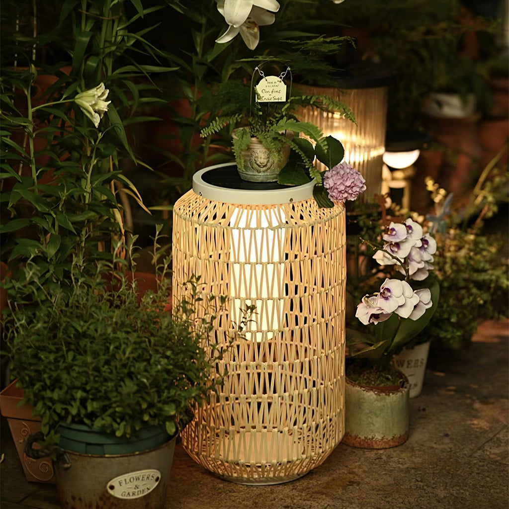Elsenina Rattan Outdoor Light-Moonnatur