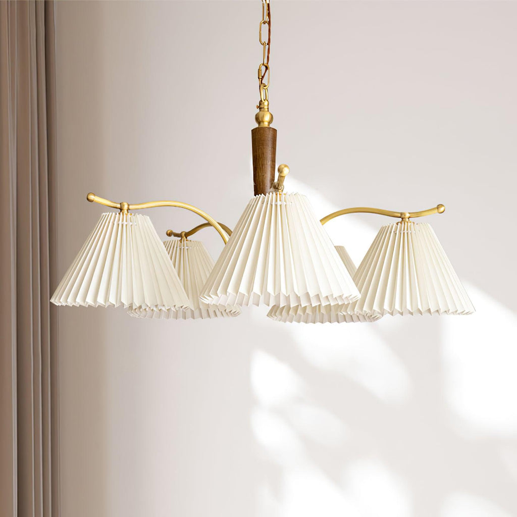 Aldriceth Fabric Chandelier-Moonnatur