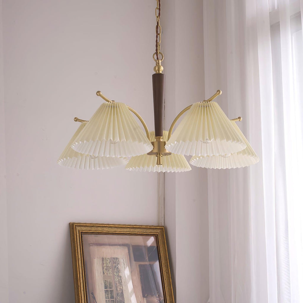 Aldriceth Fabric Chandelier-Moonnatur