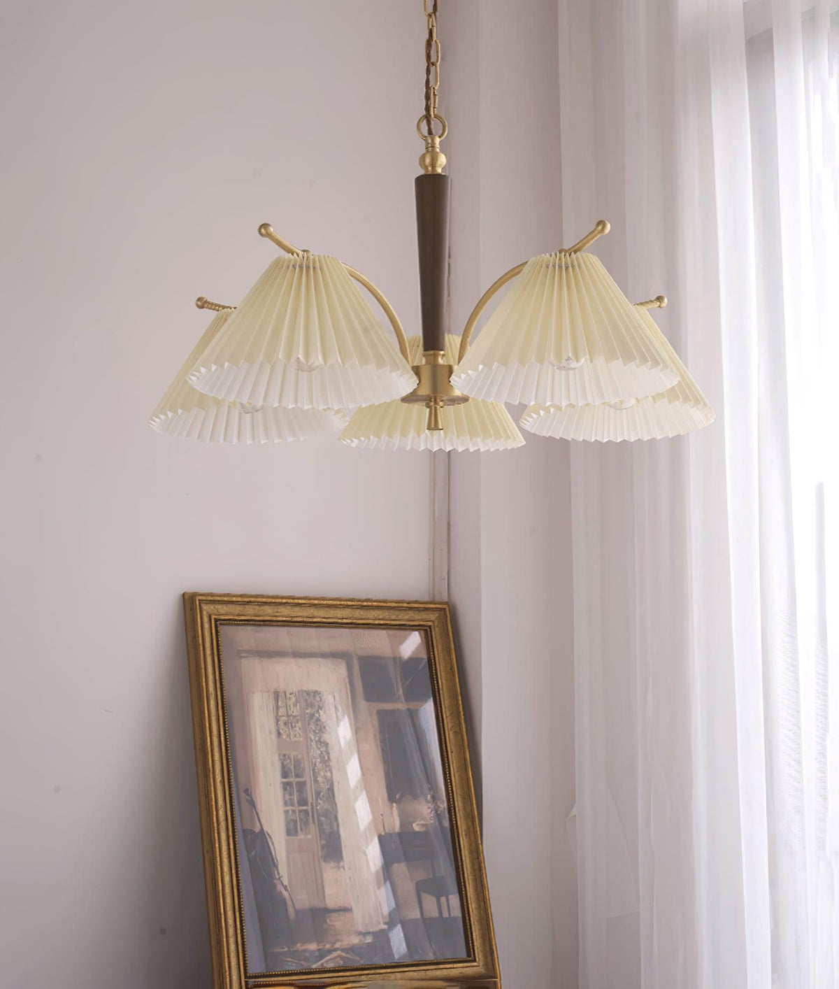 Aldriceth Fabric Chandelier-Moonnatur