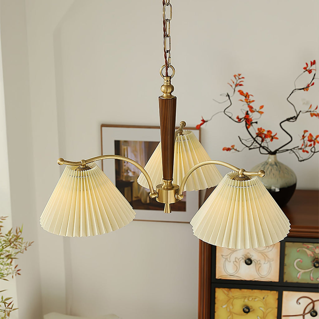 Aldriceth Fabric Chandelier-Moonnatur