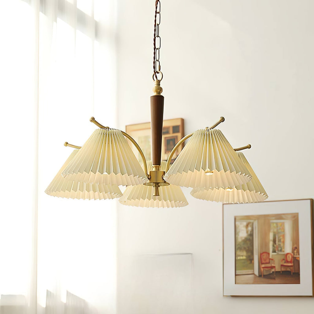 Aldriceth Fabric Chandelier-Moonnatur