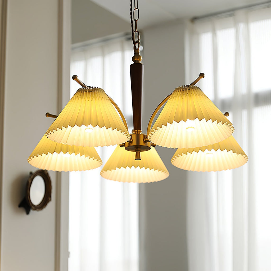 Aldriceth Fabric Chandelier-Moonnatur