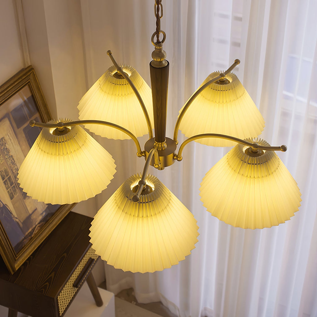 Aldriceth Fabric Chandelier-Moonnatur
