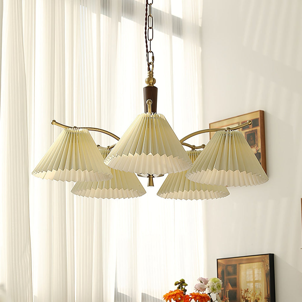 Aldriceth Fabric Chandelier-Moonnatur