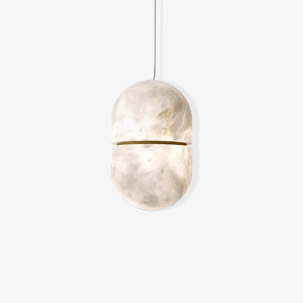Harvenmere Alabaster Pendant Light-Moonnatur