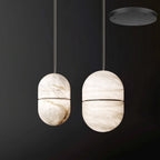 Harvenmere Alabaster Pendant Light-Moonnatur