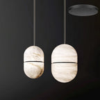 Harvenmere Alabaster Pendant Light-Moonnatur