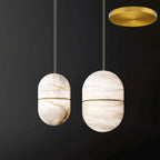 Harvenmere Alabaster Pendant Light-Moonnatur