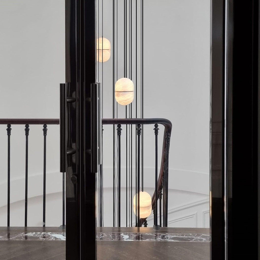 Harvenmere Alabaster Pendant Light-Moonnatur