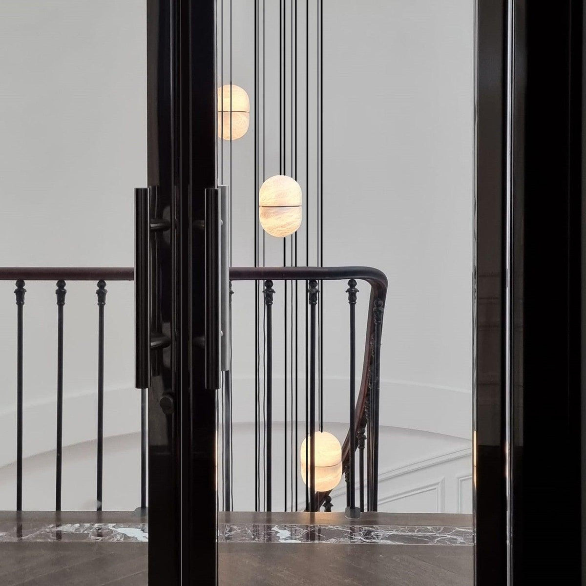 Harvenmere Alabaster Pendant Light-Moonnatur