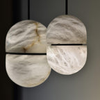 Harvenmere Alabaster Pendant Light-Moonnatur