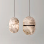 Harvenmere Alabaster Pendant Light-Moonnatur