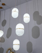 Harvenmere Alabaster Pendant Light-Moonnatur