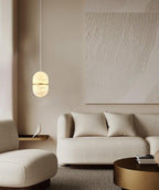 Harvenmere Alabaster Pendant Light-Moonnatur