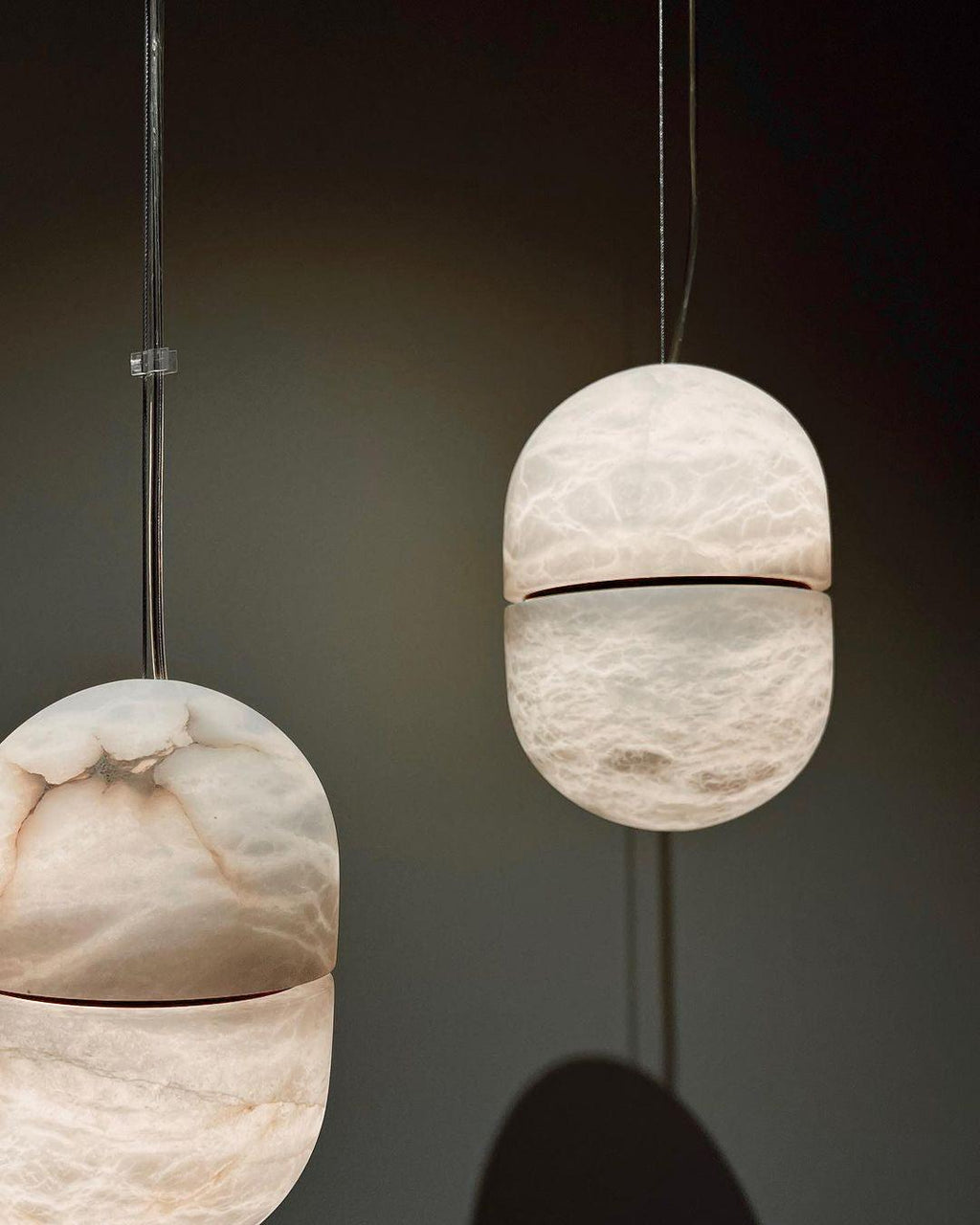 Harvenmere Alabaster Pendant Light-Moonnatur
